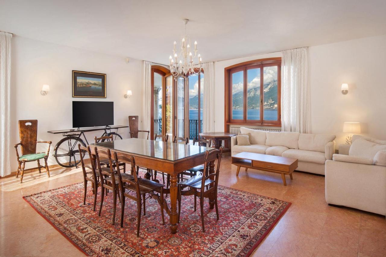 Villa Francesca-Grande appartamento in riva al lago Brenzone sul Garda Esterno foto